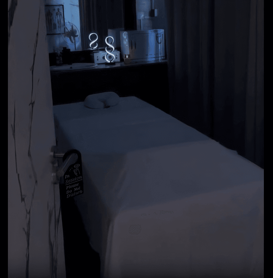 Treatment room at Vec Massage Therapy & Spa